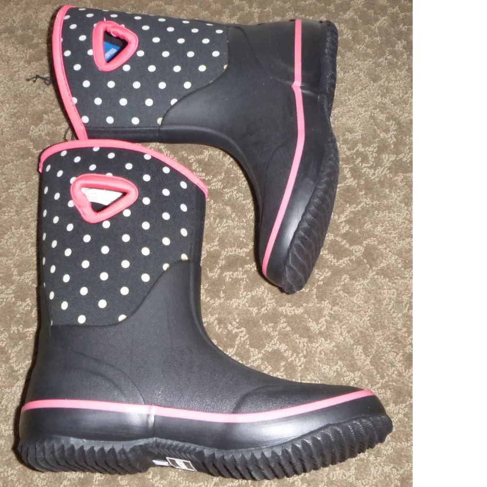 Toddler Girls Falls Creek  Waterproof Insulated Rain Boots Size  7 9 10 NWT